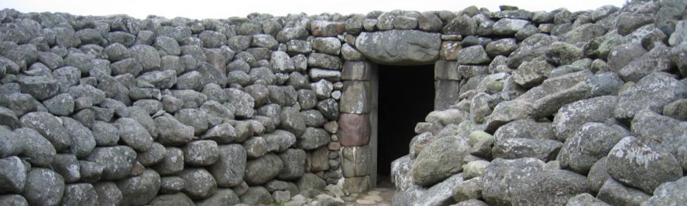 Entrance to the Kivik (Sweden) Bronze Age cairn