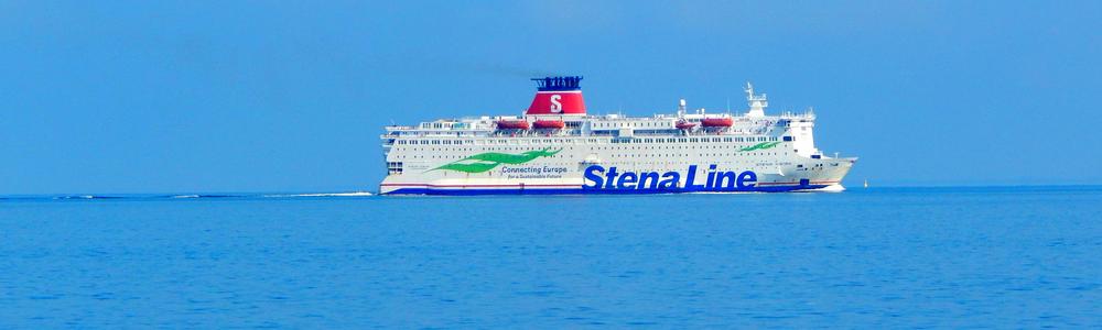 Stena Line ferry on sea