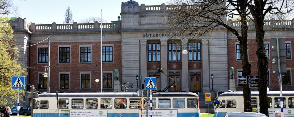 Göteborgs universitets huvudbyggnad i Vasaparken