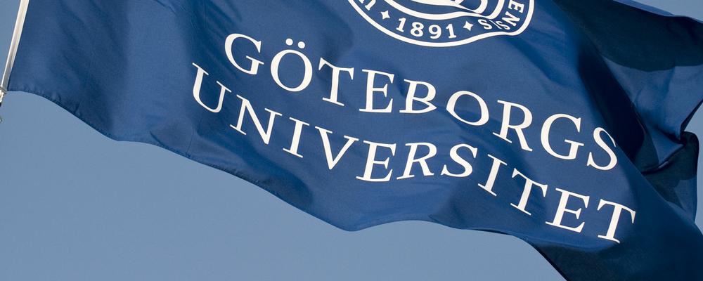 Göteborgs universitets flagga