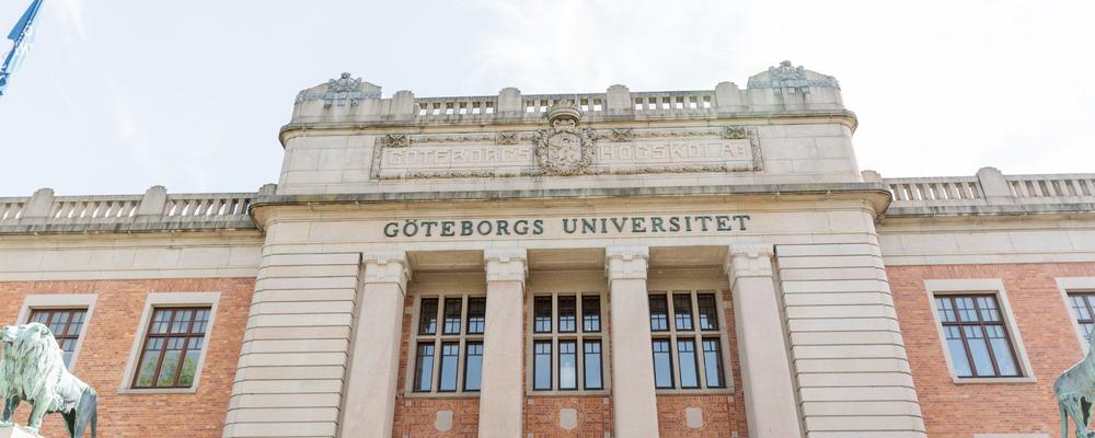 Göteborgs universitets huvudbyggnad i Vasaparken.