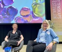 Livepodd på Vetenskapsfestivalen: Lisa Haeger och Maria Bodin 