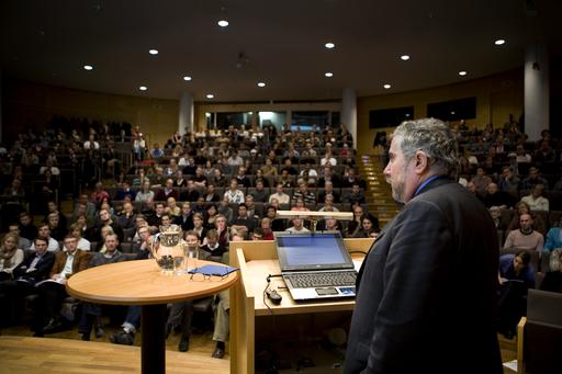 Paul Krugman speaks at the 2009 Tore Browaldh Lecture