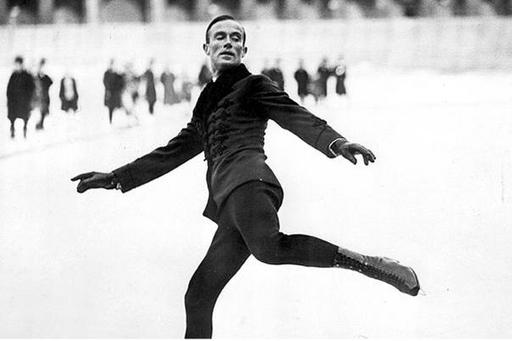 Gillis Grafström won a total of three gold medals in different Olympic Winter Games in figure skating, one of these in Chamonix.