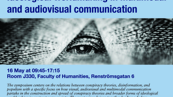 Poster for international symposium on Faculty of Humanities on May 16, 2024