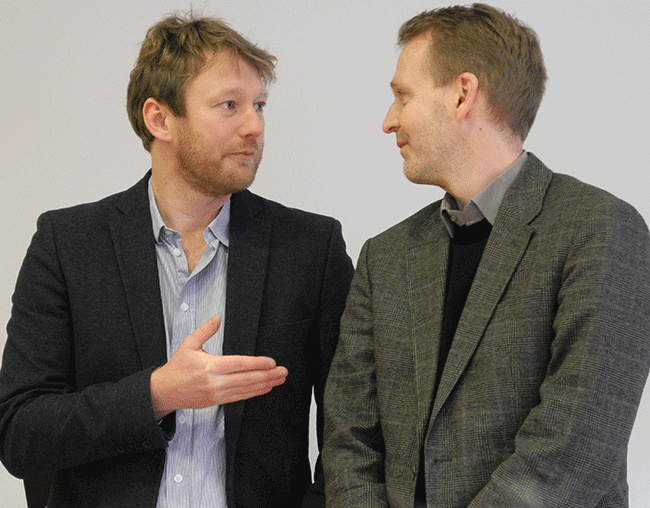 Johannes Bjerling och opponent Mark Örsten 