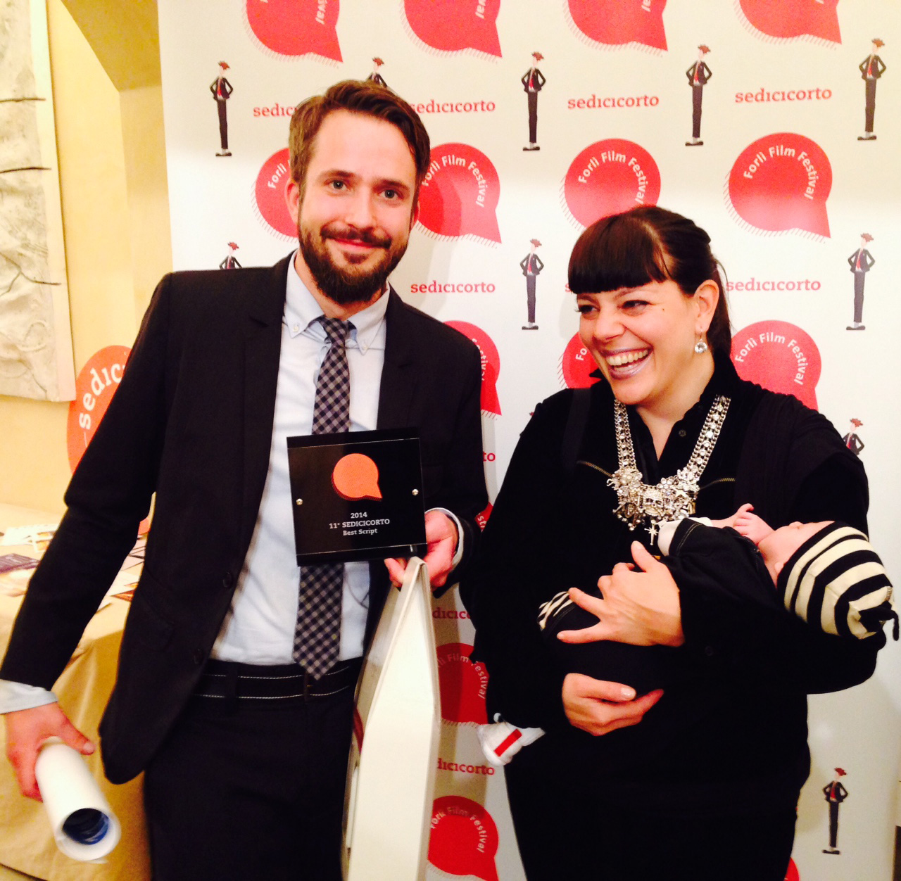 Torbjörn Fraenckel och Alexandra Arcari