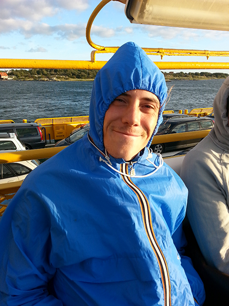 Filippo Colonna on boat