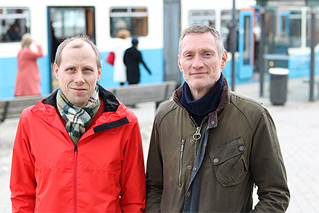 Christopher Kullenberg och Dick kasperowski. Foto: Monica Havström.