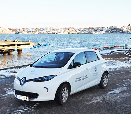 Göteborgs universitets första elbil