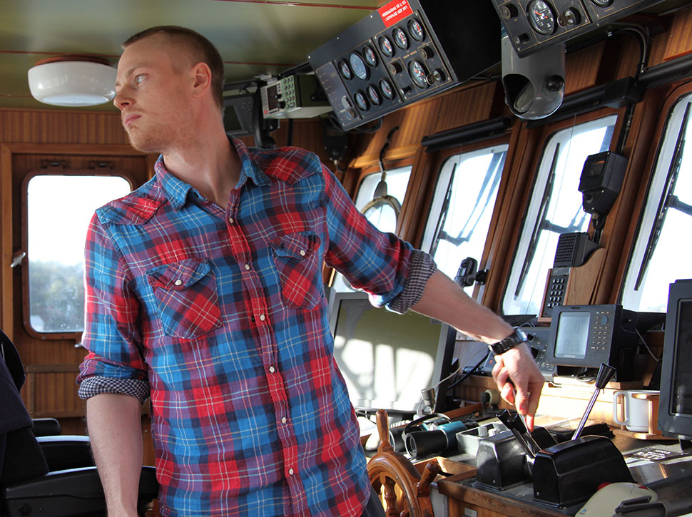 Christian Torstensson i styrhyttan