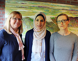 Camilla Brudin Borg, Hala Alaraj och Kristina Svensson