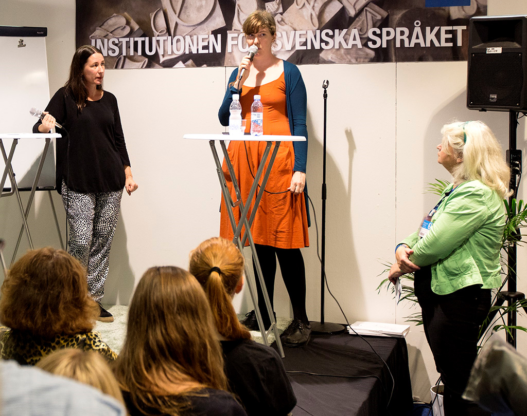 Lena Lind Palicki och Ylva Byrman. Foto: Johan Wingborg.
