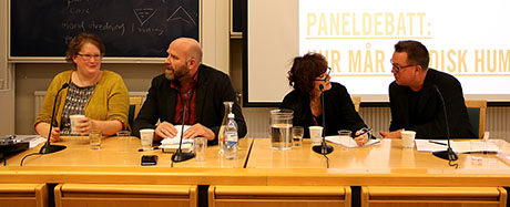 Paneldebatt om humaniora. Foto: Johanna Hillgren