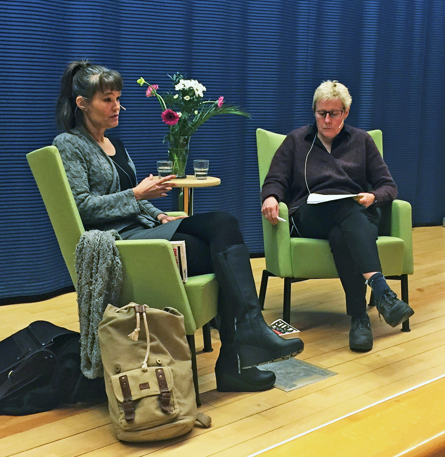 Nina Björk i samtal med Maria Sjöberg