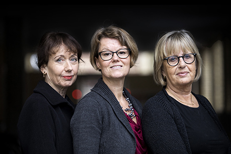 Yvonne Leffler Åsa Arping och Lisbeth Larsson