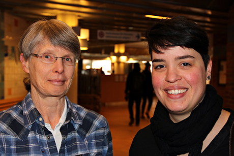 Elisabet Engdahl och Evie Coussé