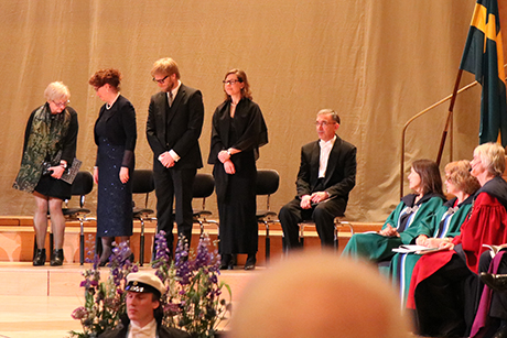 Årets pedagogiska pristagare på scen