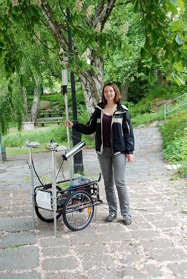 Janina Konarska i fält