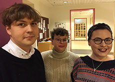 Nils Westman, Elin Thomasson, Ebba Wahlbom