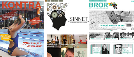 Omslag på journaliststudenternas magasin