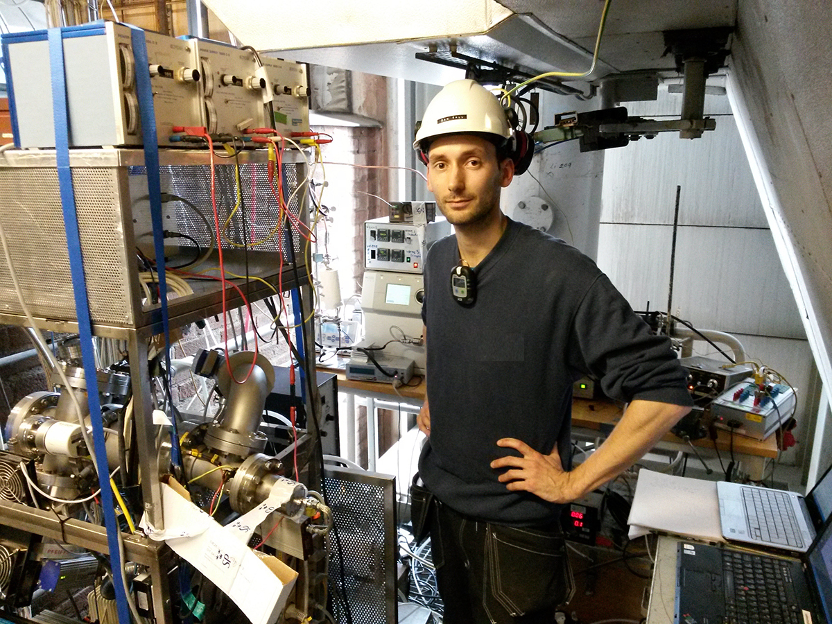 Dan Gall vid en kraftcentral