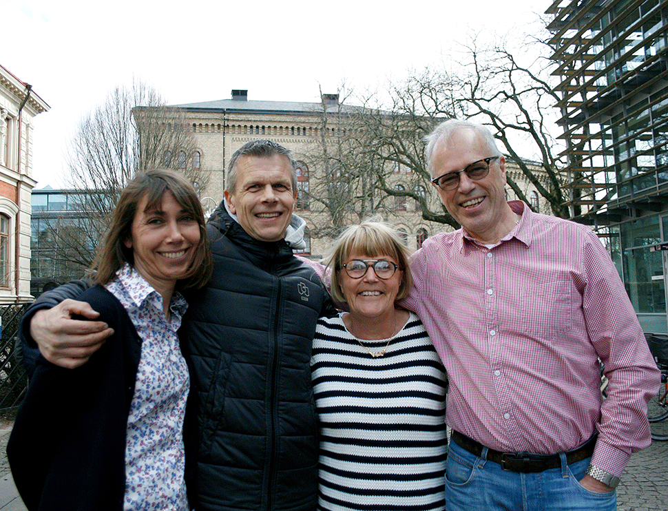 Angelika Kullberg, Joakim Magnusson, Ann-Marie von Otter och Jan Landström.