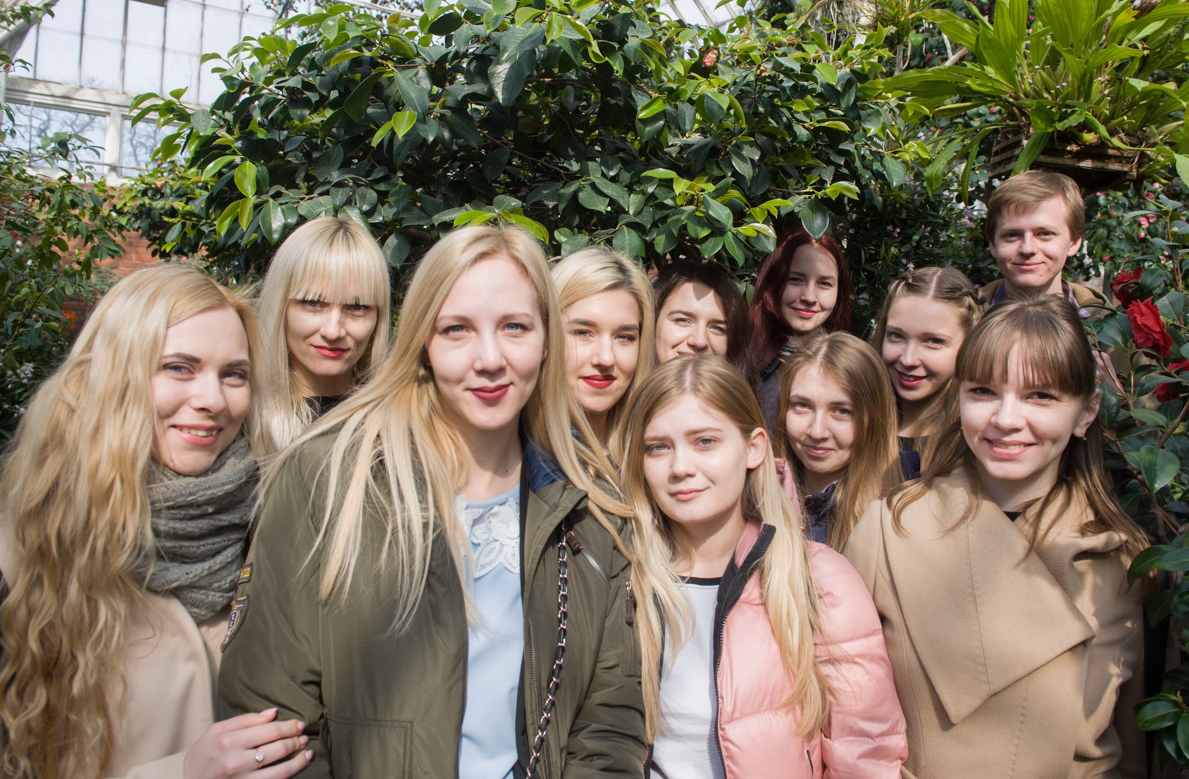 Studenter från Förvaltningsakademin i Minsk