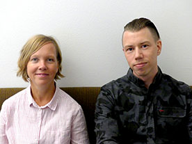 Marie Henriksson och Jonas Olofsson