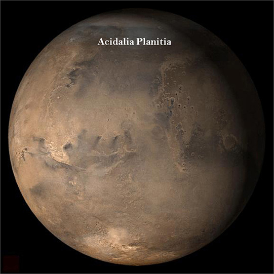 bild på planeten Mars