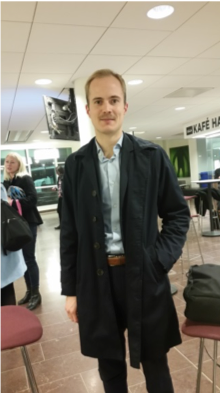 Thomas Edin, alumn vid Förvaltningshögskolan