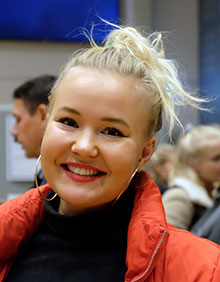 Jonna Kotivesi student på Hälsopromotionprogrammet