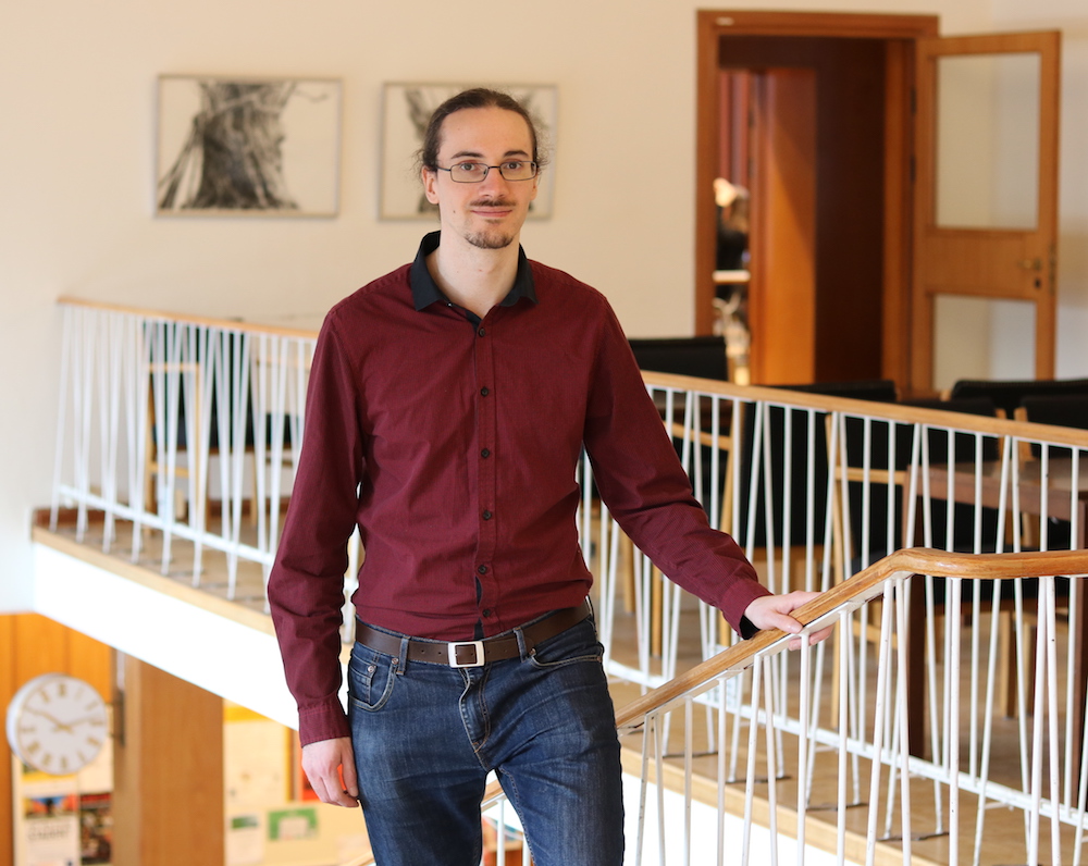 Jakob Lundgren i institutionens gamla lokaler.