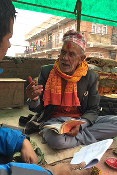 Intervju i Nepal