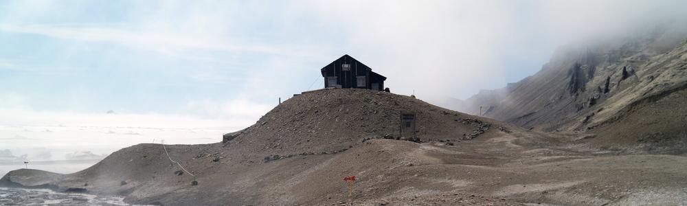 The winterstation on Snow Hill Island. 