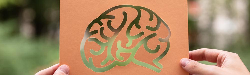 Illustration: Artistic design of a human brain