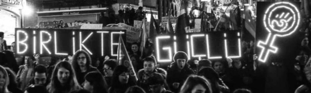 The Feminist Night March, Istanbul, 2017. 