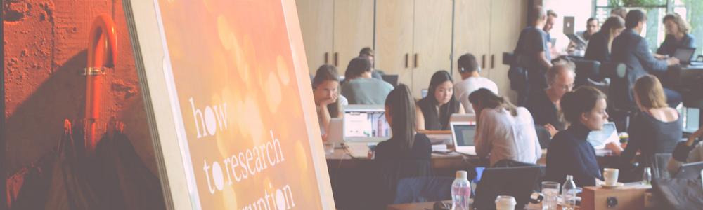 people in a study environment