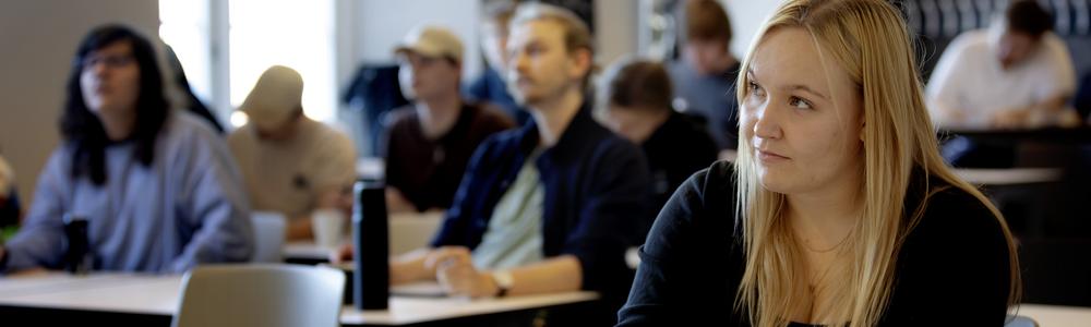 phyics students in test lab