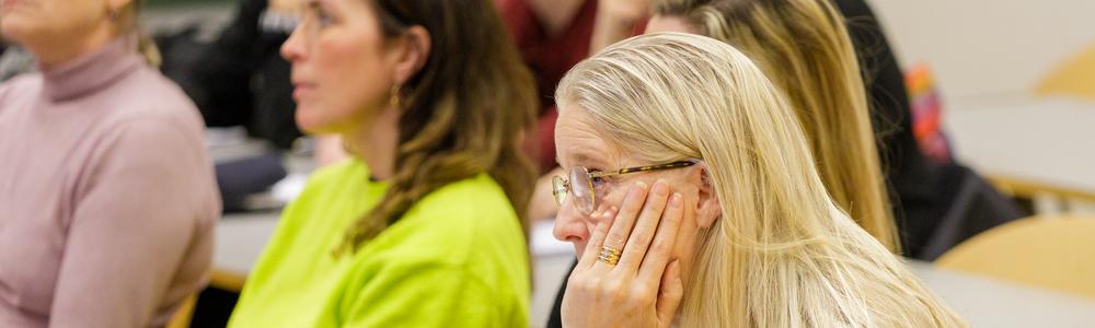 Students in a classroom.