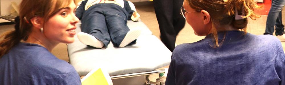 Student och sjuksköterska