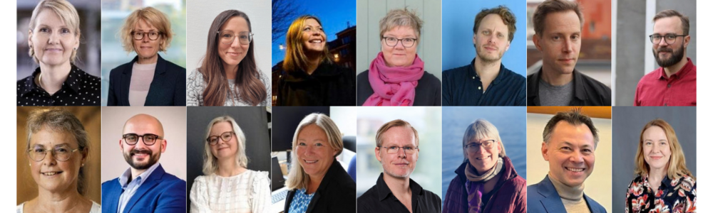 bildkollage på deltagande forskare i forskningscentret