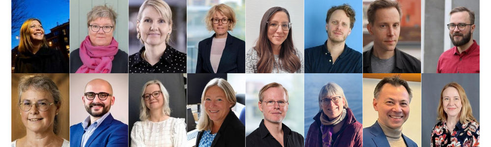 bildkollage på deltagande forskare i forskningscentret