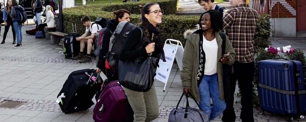 International students arriving in Gothenburg