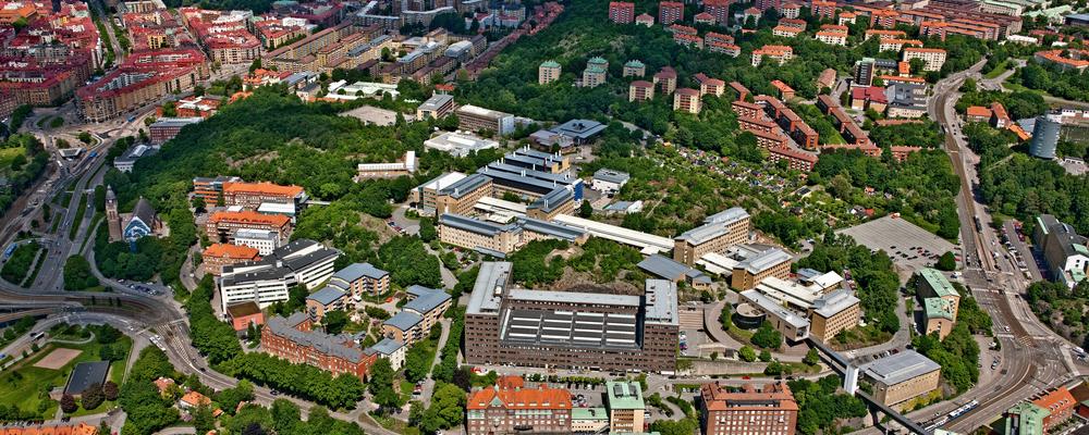 Miljöbild över Medicinareberget i centrala Göteborg