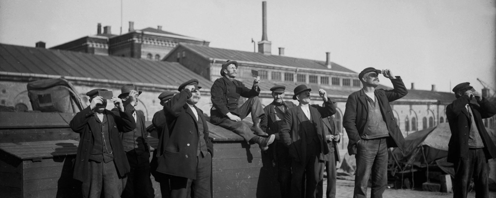 Solförmörkelse över göteborg, tidigt 1900tal.