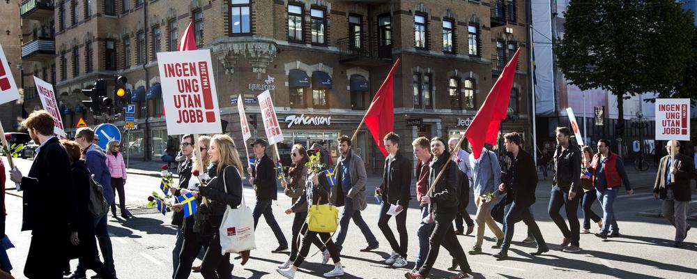 1 maj demonstration i Göteborg 2014, Socialdemokraternas demonstration