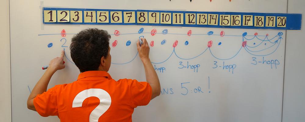 Spelet Upp till 20 demonstreras