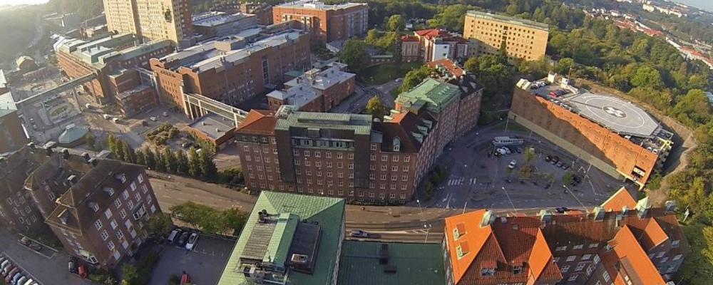 Medicinareberget sett från en drönare.