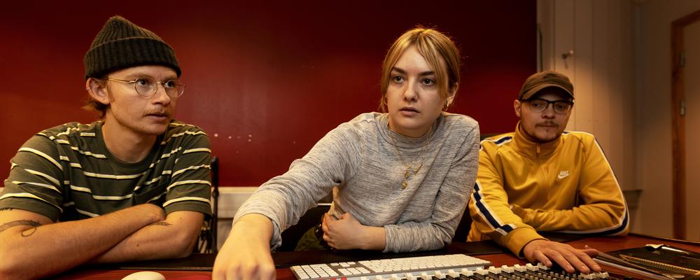 Students in a studio